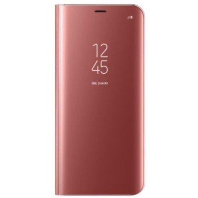 SAMSUNG Etui  Clear View Stand Rose pour Galaxy S8+