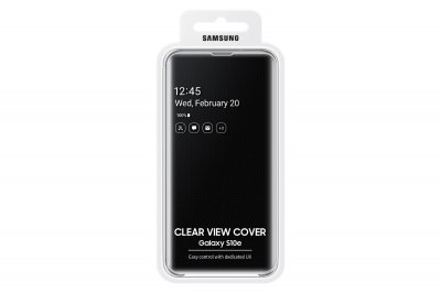 SAMSUNG Etui  S10e Clear View Cover noir