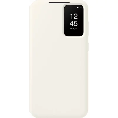 SAMSUNG Etui Smart View avec porte-carte  Galaxy S23+ 5G Beige Cr&egrave;me
