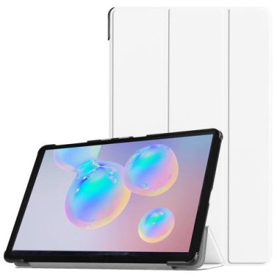 XEPTIO Etui Smartcover blanc pour Samsung Galaxy TAB S6 LITE 10,4 pouces SM-P610
