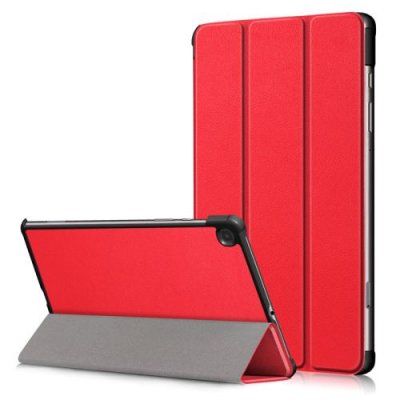 XEPTIO Etui Smartcover rouge pour Samsung Galaxy TAB S6 LITE 10,4 pouces SM-P610