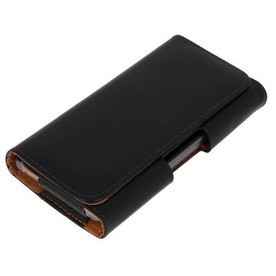 AVIZAR Etui Smartphone Universel Pochette Ceinture Clip plus Passant Taille XL - Noir