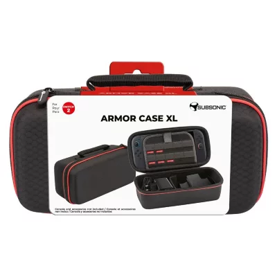 SUBSONIC Etui  Armor Case XL Noir pour Nintendo Switch 2 
