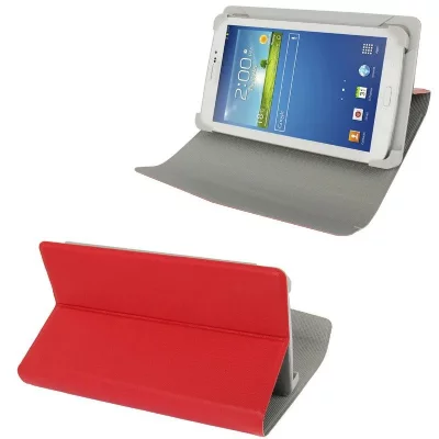 YONIS Etui universel pour Tablette 7 Pouces Housse Simili Cuir Rouge 