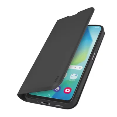SBS Etui Wallet Smooth  Noir pour Samsung Galaxy A17 4G et 5G