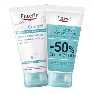 EUCERIN  Cr&egrave;me Pour Les Mains Atopi Control 2x 75ml