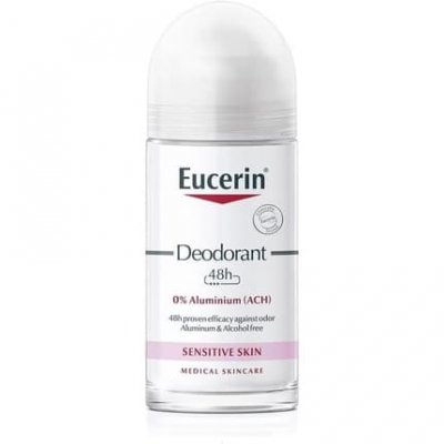 EUCERIN  D&eacute;odorant sans Aluminium 48h Roll on Peaux Sensibles 50 ml