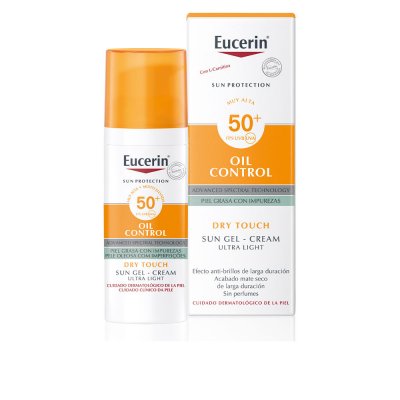 EUCERIN  Gel-Cr&egrave;me Oil Control Toucher Sec 50 ml FPS 50 ET PLUS