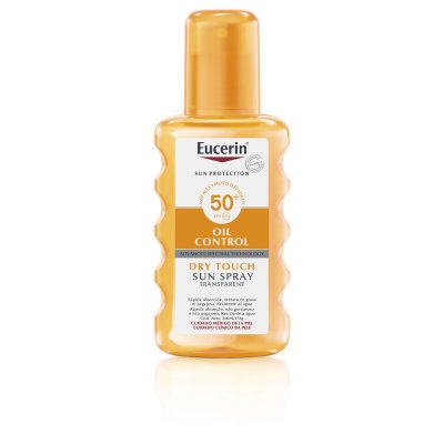 EUCERIN  spray solaire transparent pour peaux grasses/sensibles SPF