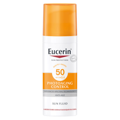 EUCERIN  Sun Protection - Fluide SPF 50+ anti-&acirc;ge flacon pompe 50ml