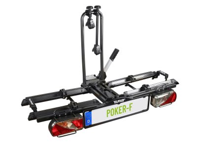 EUFAB  - Porte-v&eacute;los 2 V&eacute;los Sur Attelage Poker f Pliable Et Basculant