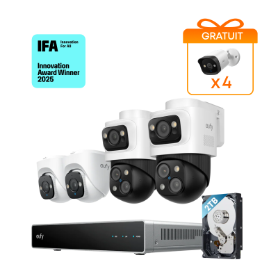 EUFY  NVR Security System S4 Balle (forme) Cam&eacute;ra de E8E00325