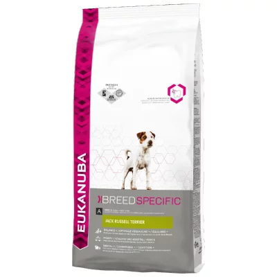 EUKANUBA  Adult Breed Specific Jack Russell Terrier - lot % : 3 x 2 kg