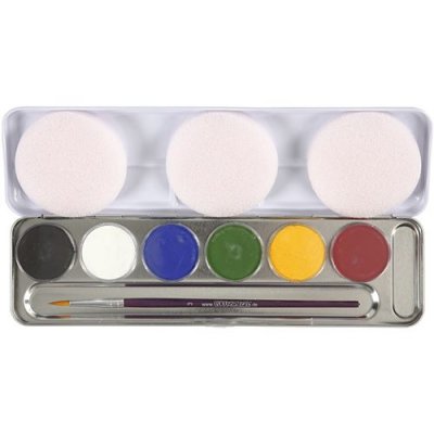 EULENSPIEGEL  trousse de maquillage 6 couleurs 10 pi&egrave;ces