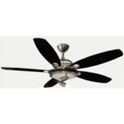EUREM  Ventilateur plafond Milord Avec tige de 30cm 