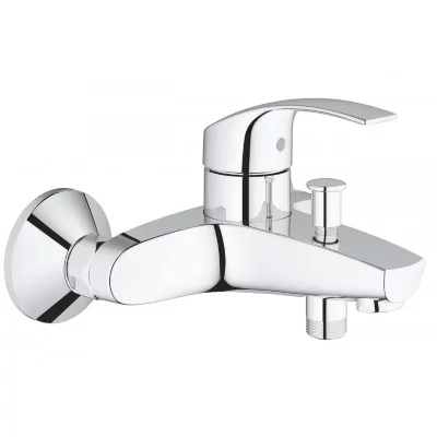 GROHE Eurosmart Mitigeur monocommande 1/2" bain/douche, Chrome (33300002)
