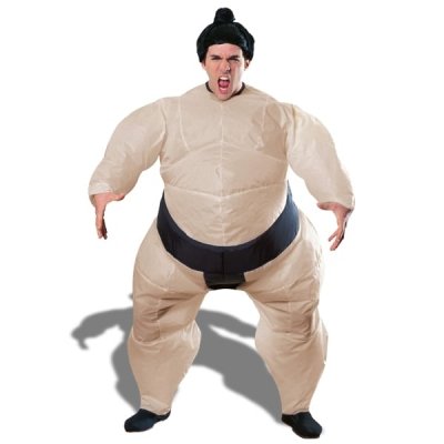GENERIQUE Eurroweb D&eacute;guisement Sumo Gonflable Costume avec Coiffe