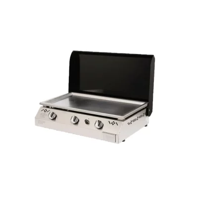 EUSKAL PLANTXA  - plancha gaz 9kw plaque inox 78x45cm iparlapicn -