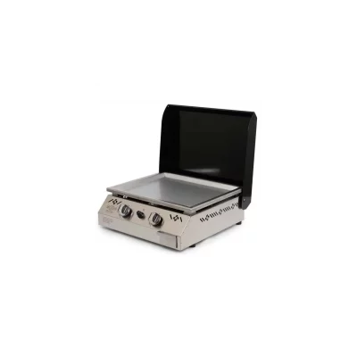 EUSKAL PLANTXA  Plancha inox 2 feux gaz URSUIA NOIR - URSUIAPICN