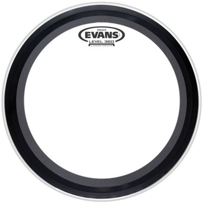 EVANS  Bd18emad2 - Peau De Grosse Caisse Emad2 Transparente, 18 Pouces
