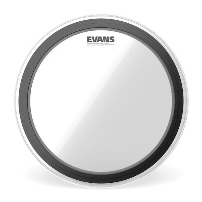 EVANS  Bd22emadhw - Peau Grosse Caisse Emad Heavyweight Transparente 22