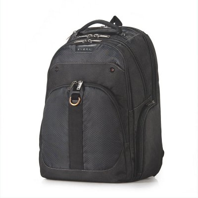 EVERKI  atlas sac &agrave; dos en nylon pour ordinateur portable 13 17,3 noir