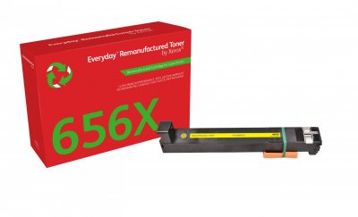 XEROX Everyday HP CF462X (HP 656X) Cartouche Compatible avec HP Color Laserjet Enterprise M652, 653 Jaune
