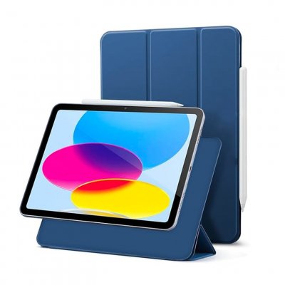 EVETANE  Etui iPad Fixation Magnetique bleu pour iPad 10.9/ iPad 11 - Neuf