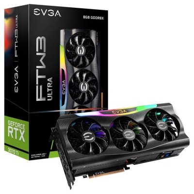 EVGA  GeForce RTX 3070 Ti FTW3 ULTRA GAMING 8 Go GDDR6X (LHR)