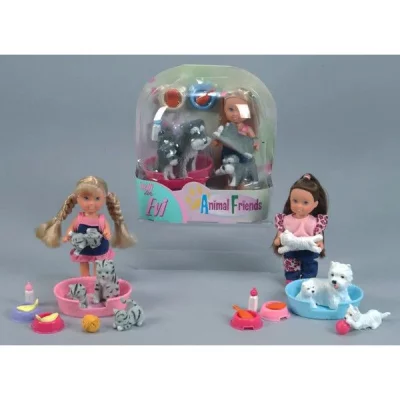 SIMBA Evi Love Animal Friends 2 Assorted Rose