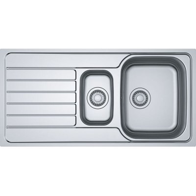 FRANKE Evier &agrave; encastrer 60cm inox avec siphon - 892449 - 