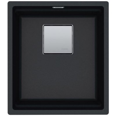 FRANKE Evier &agrave; encastrer sous plan 41cm fragranit onyx - 467360SBVL - 