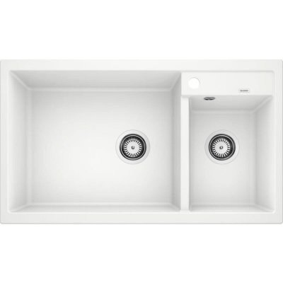 BLANCO Evier  Metra 9 Silgranit - Blanc - Vidage : Manuel