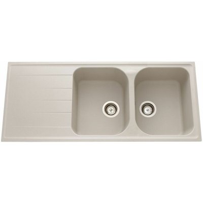 SCHOCK Evier Cristalite  VIOLA EV2521 2Bacs Everest 204 m&eacute;tallis&eacute;