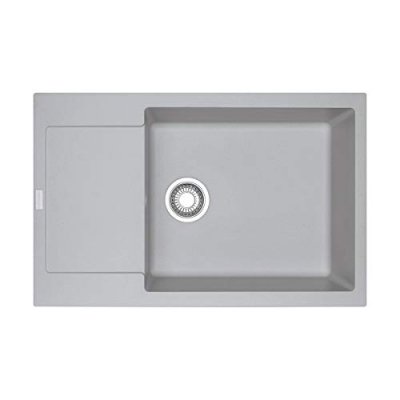 FRANKE Evier Maris cuve g&eacute;ante - Fragranit - 780 x 500 mm - Platinium 