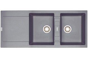 FRANKE Evier Maris Fraganit Mrg621 Stone (Sous Meuble 90Cm) 1160X500X205Mm