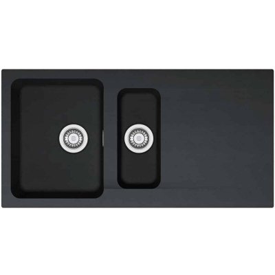 FRANKE Evier Orion Oid651 Carbone (Sous Meuble 60Cm) 1000X510X190/140Mm