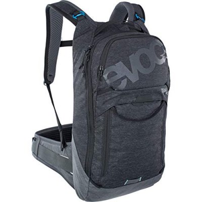 EVOC  Trail Pro 10 Noir/Gris S/M Sac &agrave; Dos de VTT avec Protection Mixte