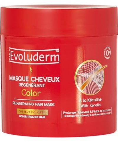 EVOLUDERM  - Masque Cheveux R&eacute;g&eacute;n&eacute;rant Color