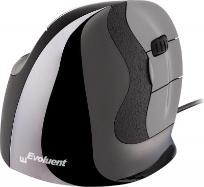EVOLUENT  901477532 2600 Dpi Ergonomic Mouse Argent&eacute;