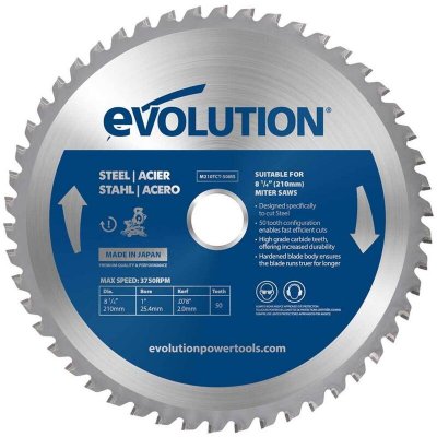EVOLUTION POWER TOOLS Evolution Lame Acier M210TCT-50 Dents