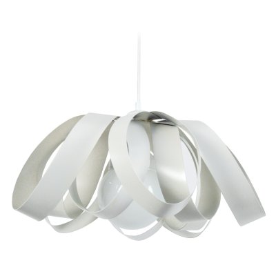 TOSEL EVORA - Suspension abstract m&eacute;tal blanc