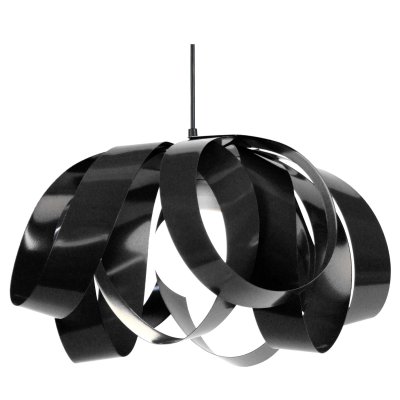 TOSEL EVORA - Suspension abstract m&eacute;tal noir