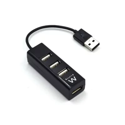 EWENT  EW1123 - Concentrateur (hub) - 4 x USB 2.0 - de bureau