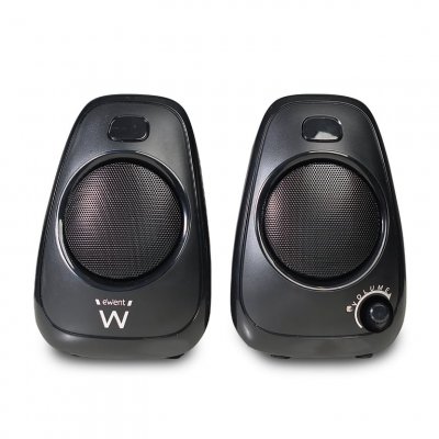 EWENT  EW3527 haut-parleur Noir Avec fil 6 W - Neuf