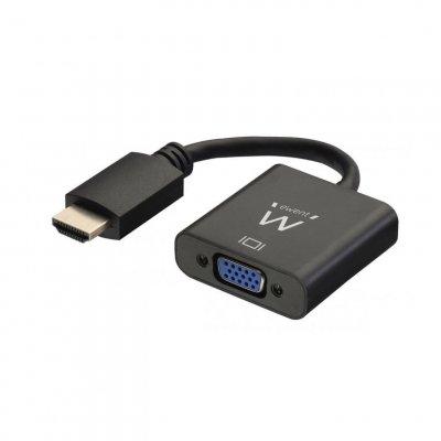 EWENT  EW9864 - Convertisseur vid&eacute;o - HDMI - VGA - noir
