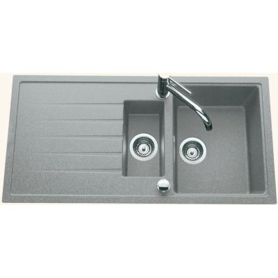 EWI  - vier granit gris icauna 1 bac 1/2 - 1 &eacute;gouttoir - gris