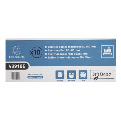 EXACOMPTA  43918e papier thermique 76 m