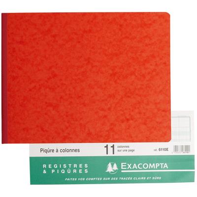 EXACOMPTA  6110E Piqure 25/32 11 Colonnes 80 Pages