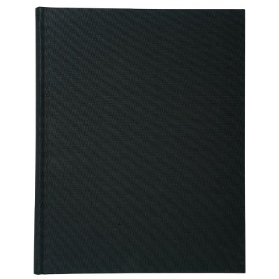 EXACOMPTA  6422E Registre 32x25cm ligne foliot&eacute; 200 pages coloris noir